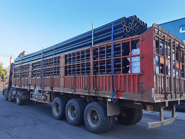 鋼絲網骨架管施工現場