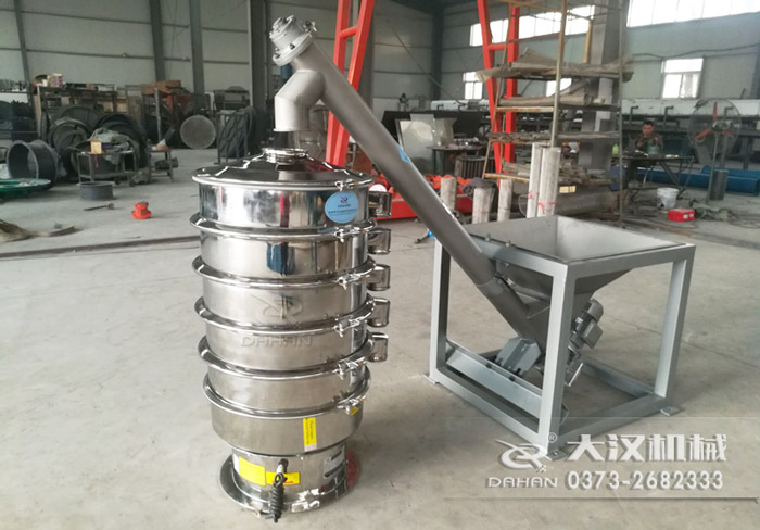 振動篩配(pèi)套螺旋輸送機